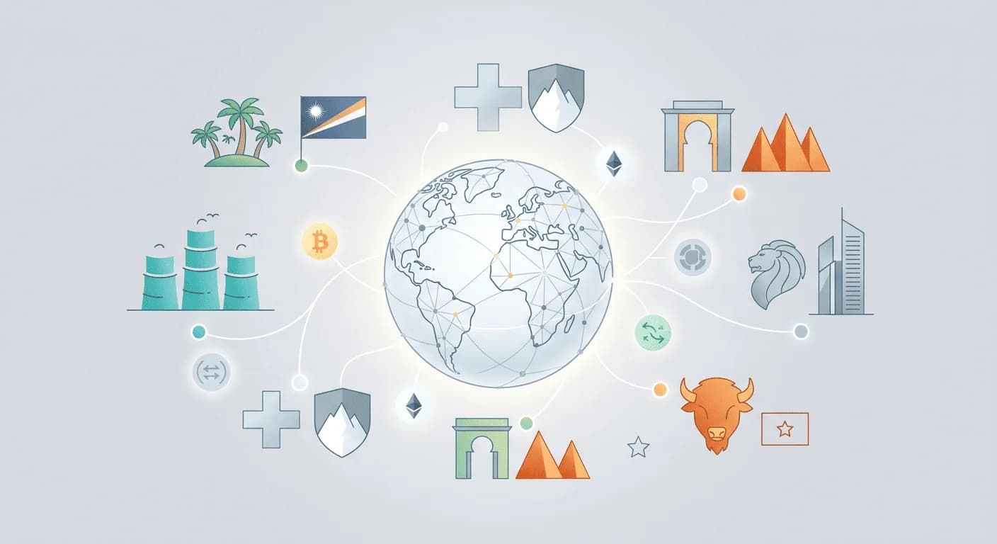 The Best Crypto-Friendly Jurisdictions in 2026 (Ranked)