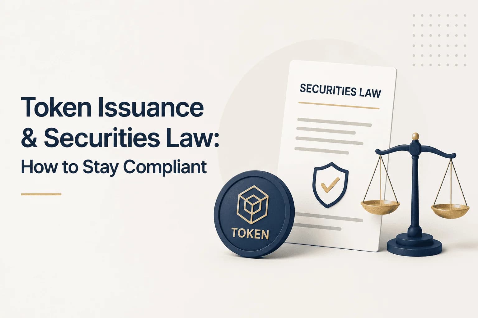 Token Issuance and Securities Law: How to Stay Compliant