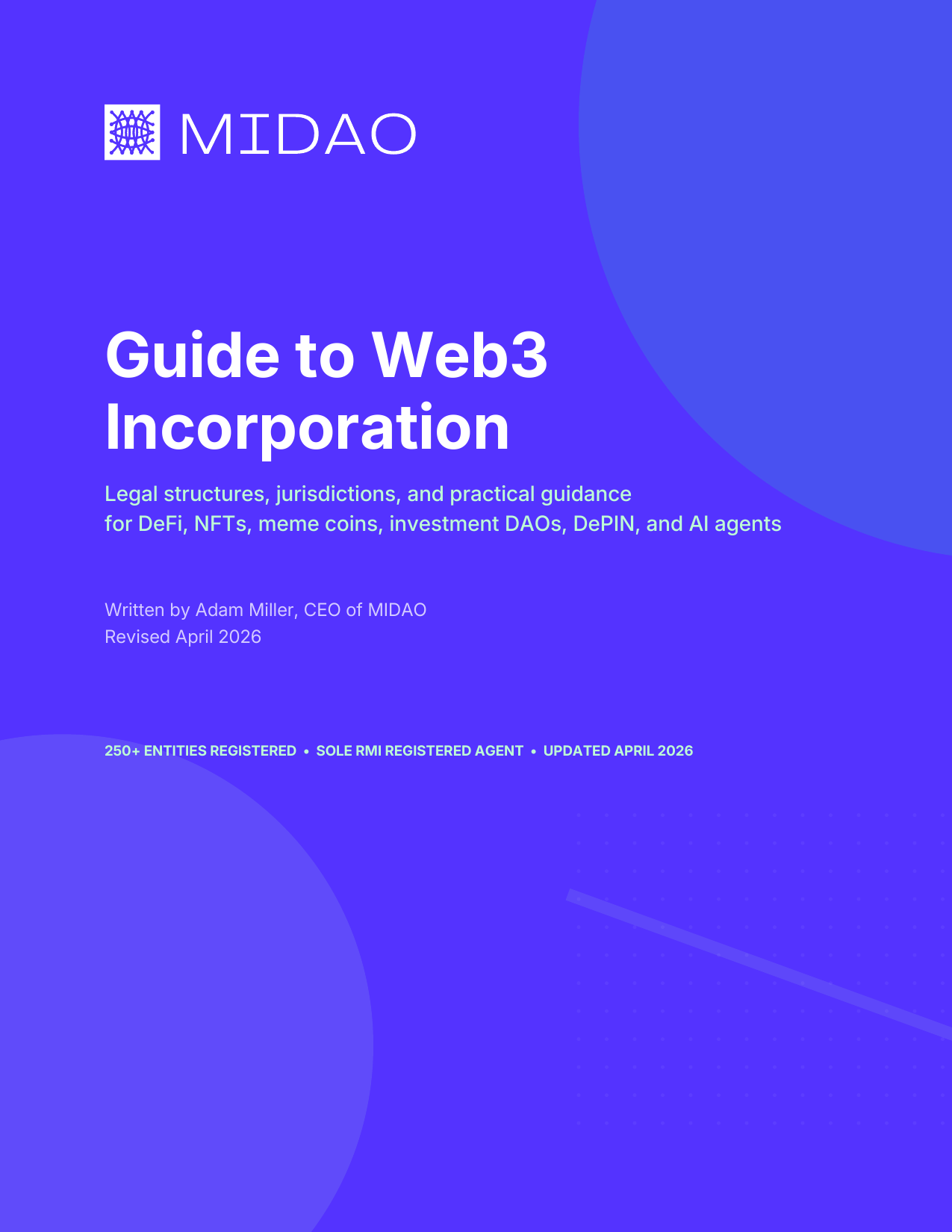 MIDAO AI Agent Legal Entity Guide cover